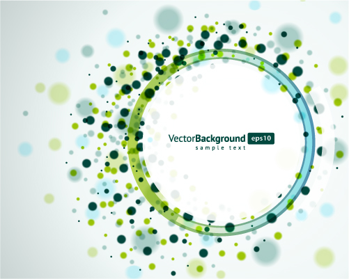 free vector 4 round light vector background